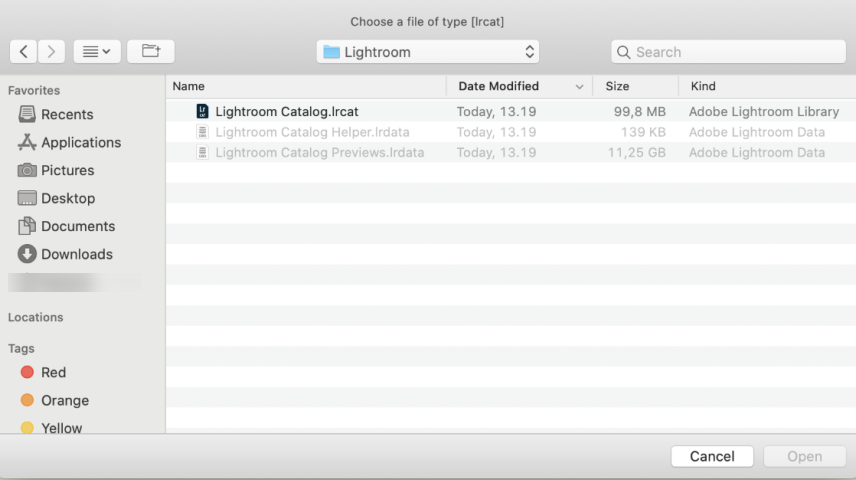 Choose Catalog