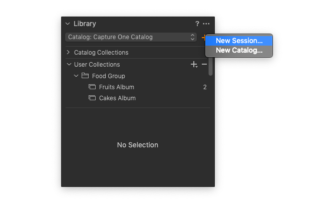 Create Session UI