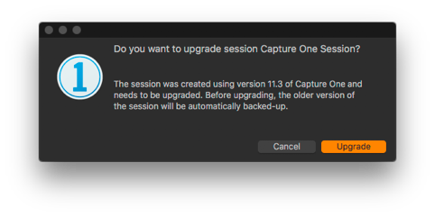Upgrade Dialog