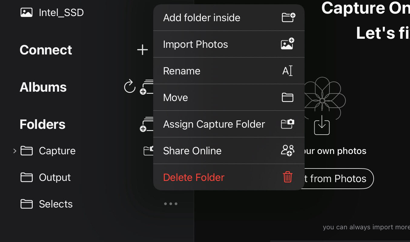 Session and Catalog documents in Capture One mobile - Capture One