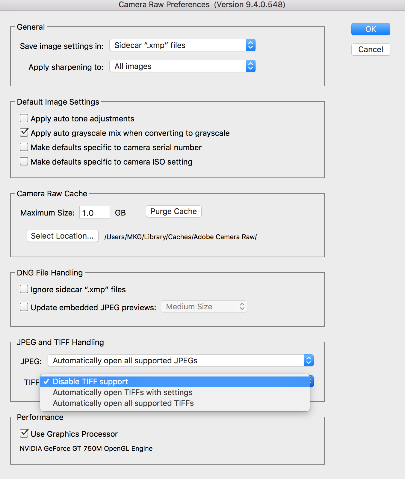 adobe camera raw for photoshop cs6 in mac adobe does not recognize this type of file