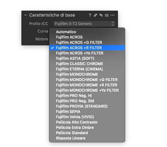 capture one fuji film simulations